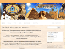 Tablet Screenshot of khemitology.com